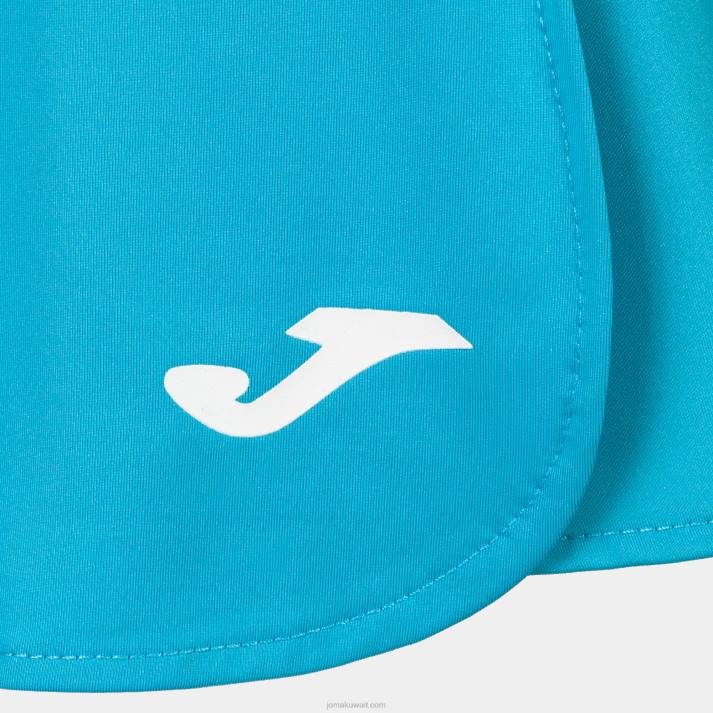 Joma 82P4R2317 الفيروز الفلوري تنورة مفتوحة ثانيا نحيف