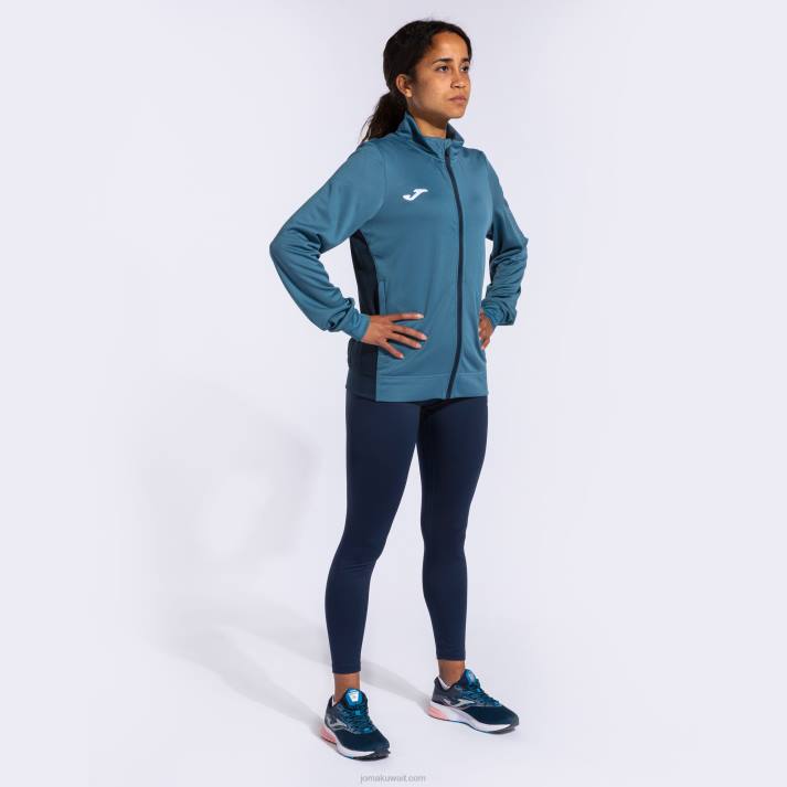 Joma 82P4R2330 أزرق الفائز سترة الثاني نحيف