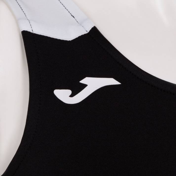 Joma 82P4R2331 أسود أبيض سجل أعلى الخزان الثاني نحيف