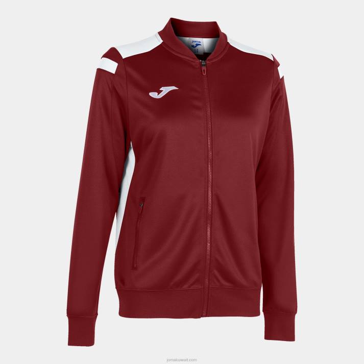 Joma 82P4R2341 بورجوندي أبيض بطولة السترات السادس نحيف