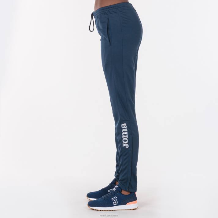 Joma 82P4R2350 الأزرق الداكن بطولة السراويل الطويلة الرابع نحيف