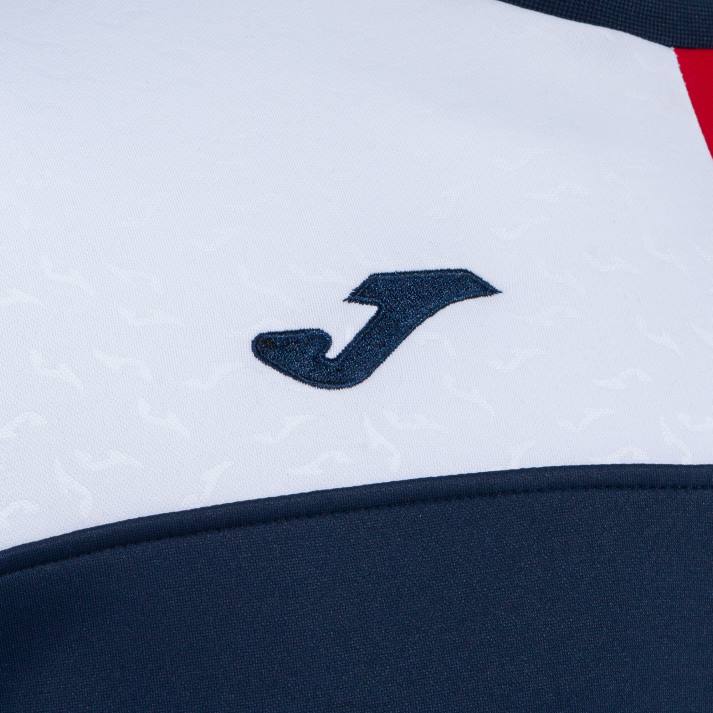 Joma 82P4R237 الأزرق الداكن الأحمر الأبيض طاقم قميص من النوع الثقيل v رجال