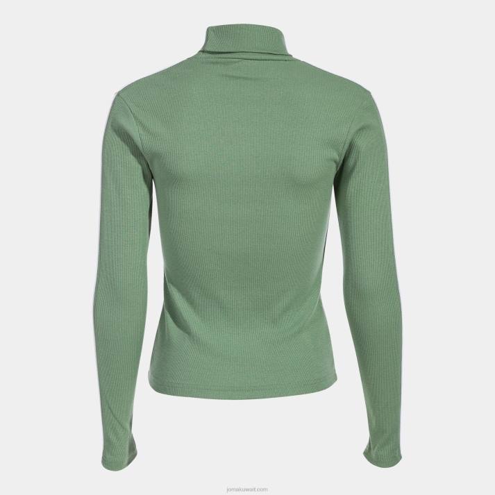 Joma 82P4R2384 الكاكي قميص بأكمام طويلة دافني نحيف