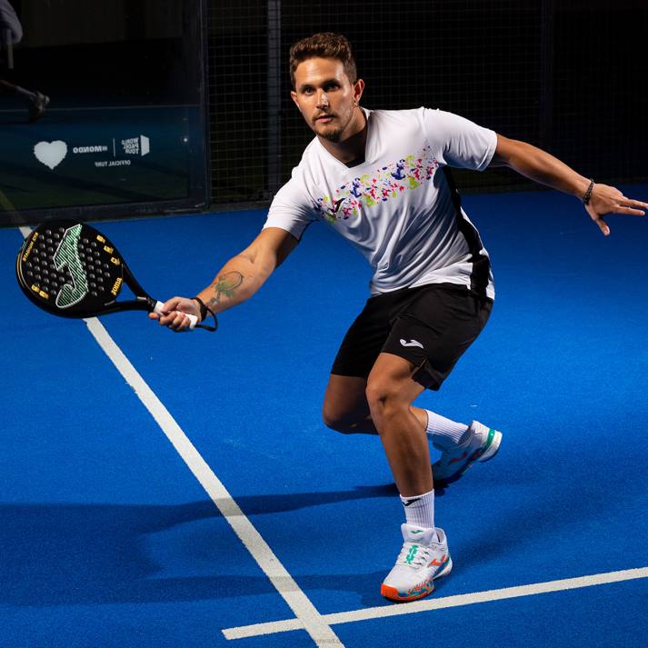 Joma 82P4R2386 أسود أخضر مضرب البادل ملعب ctr