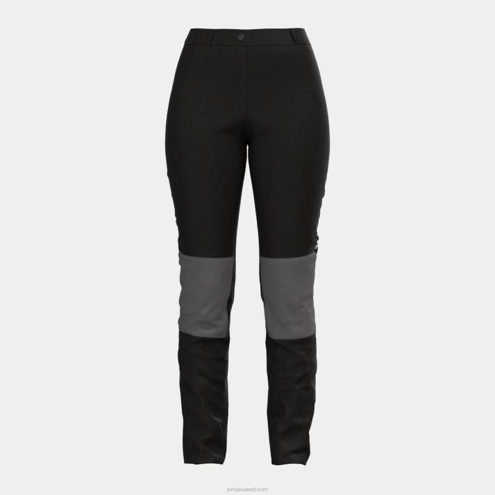 Joma 82P4R2397 أسود مستكشف السراويل الطويلة نحيف