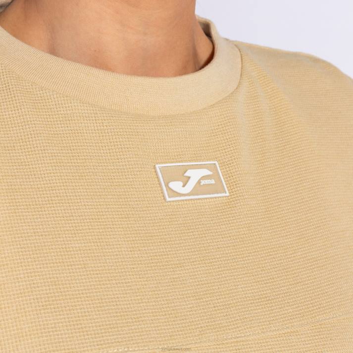 Joma 82P4R2399 اللون البيج قميص من النوع الثقيل دافني نحيف