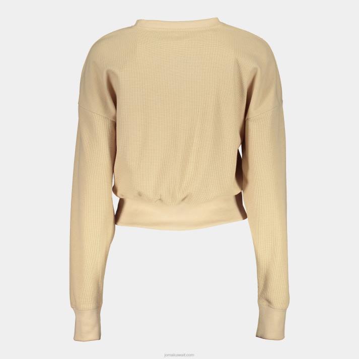 Joma 82P4R2399 اللون البيج قميص من النوع الثقيل دافني نحيف