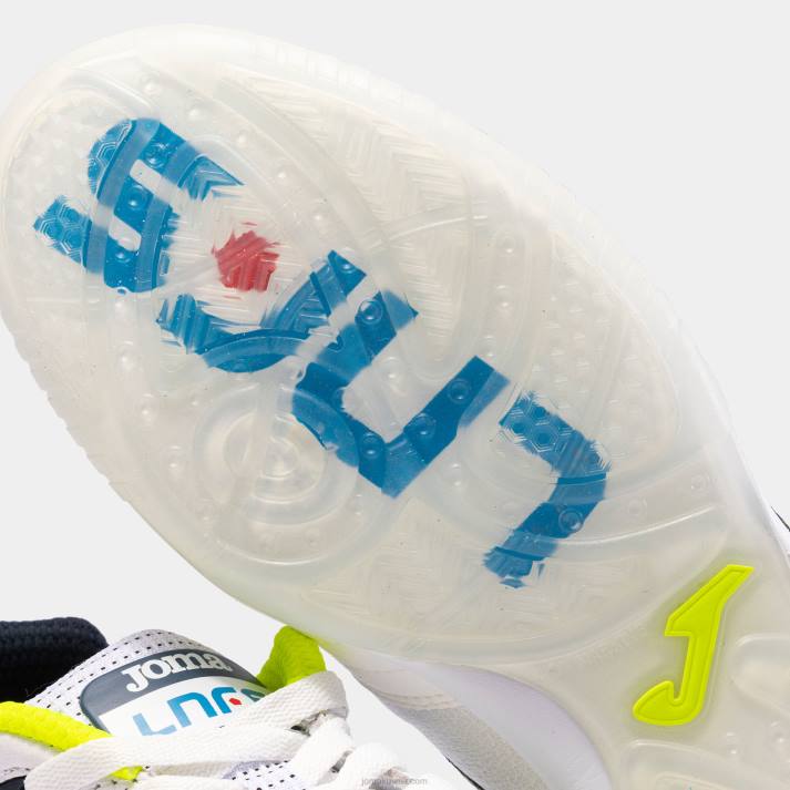 Joma 82P4R23 أبيض حذاء كرة الصالات توب فليكس 23 حذاء داخلي