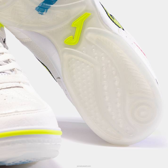 Joma 82P4R23 أبيض حذاء كرة الصالات توب فليكس 23 حذاء داخلي