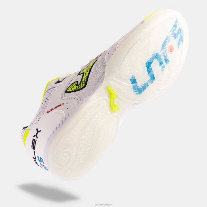 Joma 82P4R23 أبيض حذاء كرة الصالات توب فليكس 23 حذاء داخلي