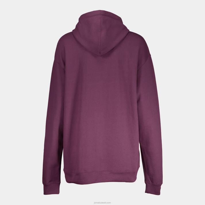 Joma 82P4R2401 بورجوندي سترة مقنعين الشارع الحضري نحيف