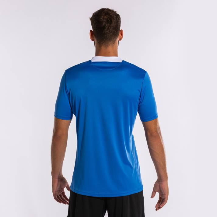 Joma 82P4R241 أزرق ملكي أبيض قميص بأكمام قصيرة العلم iii رجال