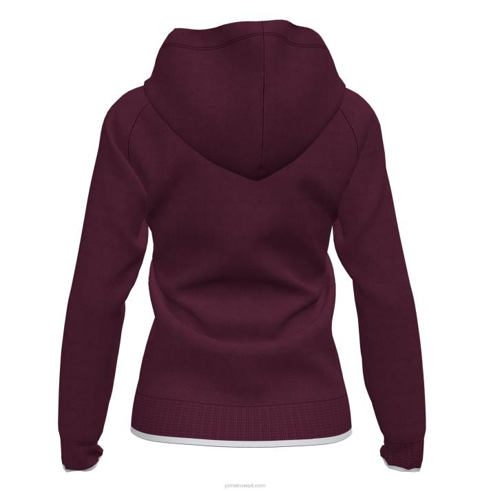 Joma 82P4R2431 بورجوندي أبيض سوبر نوفا II سترة مقنعين نحيف