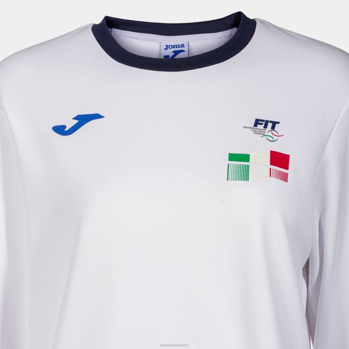 Joma 82P4R2434 أبيض الاتحاد الايطالى للتنس من النوع الثقيل نحيف