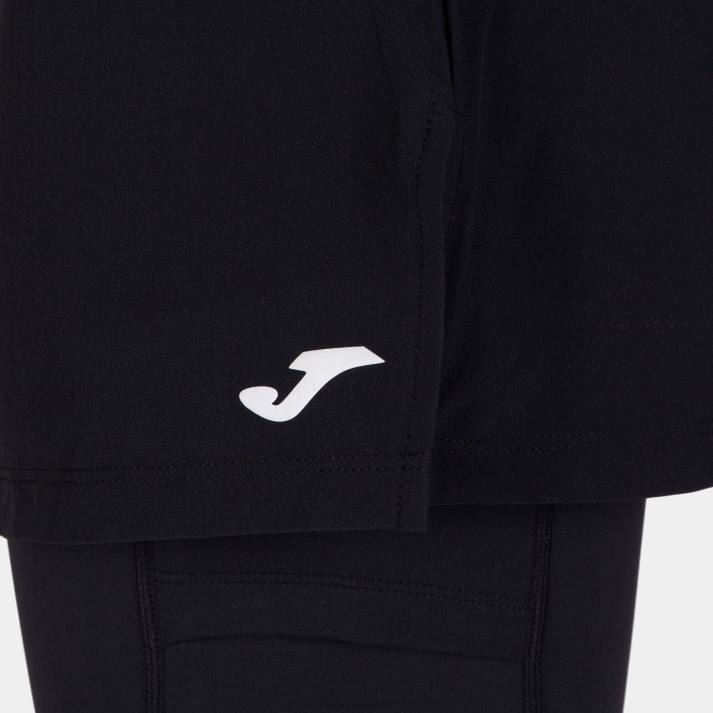 Joma 82P4R2437 أسود تنورة كومبي تورنيو نحيف