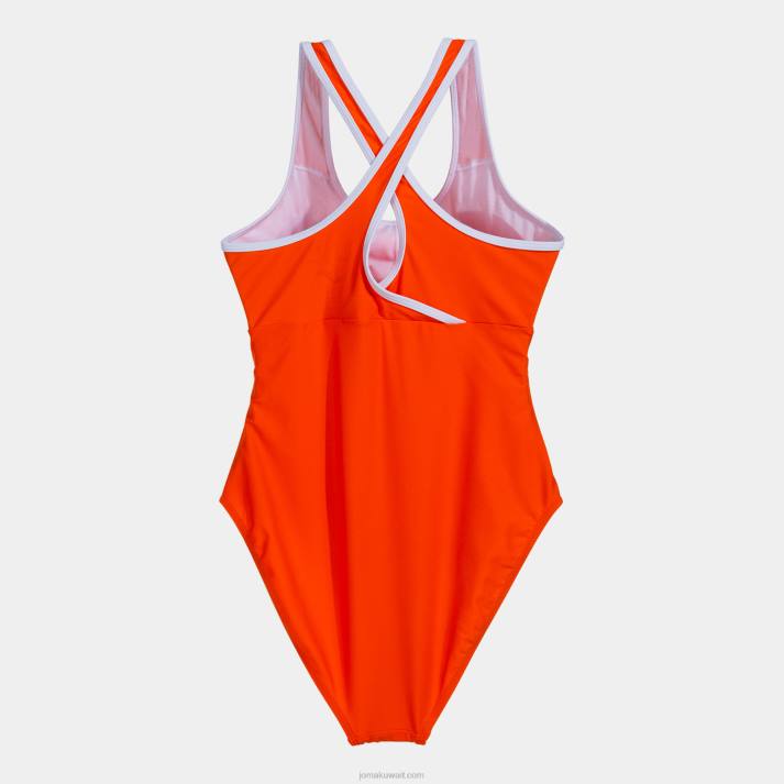 Joma 82P4R2438 البرتقالي سمك القرش المايوه نحيف