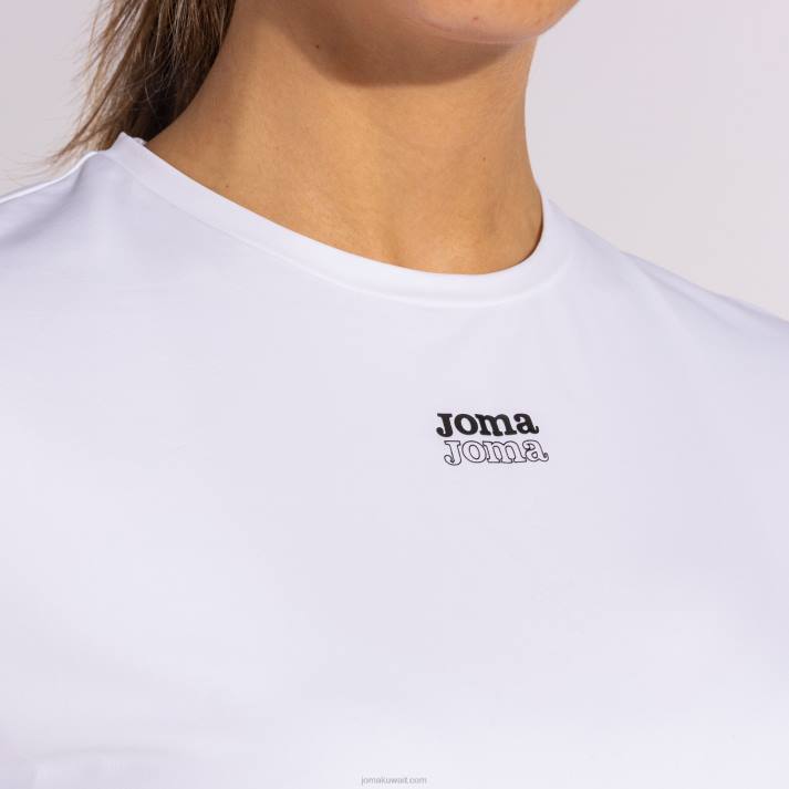 Joma 82P4R2441 أبيض قميص بأكمام طويلة دافني نحيف