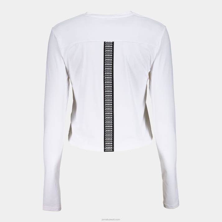 Joma 82P4R2441 أبيض قميص بأكمام طويلة دافني نحيف