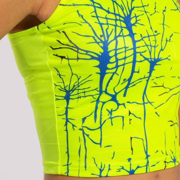 Joma 82P4R2447 الفلورسنت الأصفر نخبة الدبابات التاسع نحيف