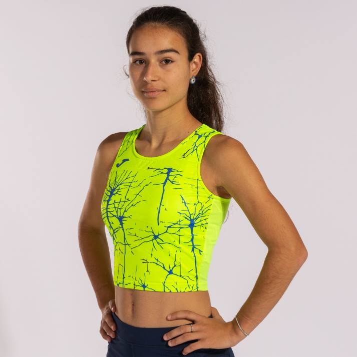 Joma 82P4R2447 الفلورسنت الأصفر نخبة الدبابات التاسع نحيف