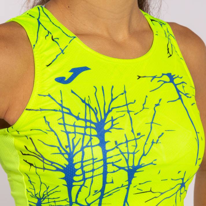 Joma 82P4R2447 الفلورسنت الأصفر نخبة الدبابات التاسع نحيف