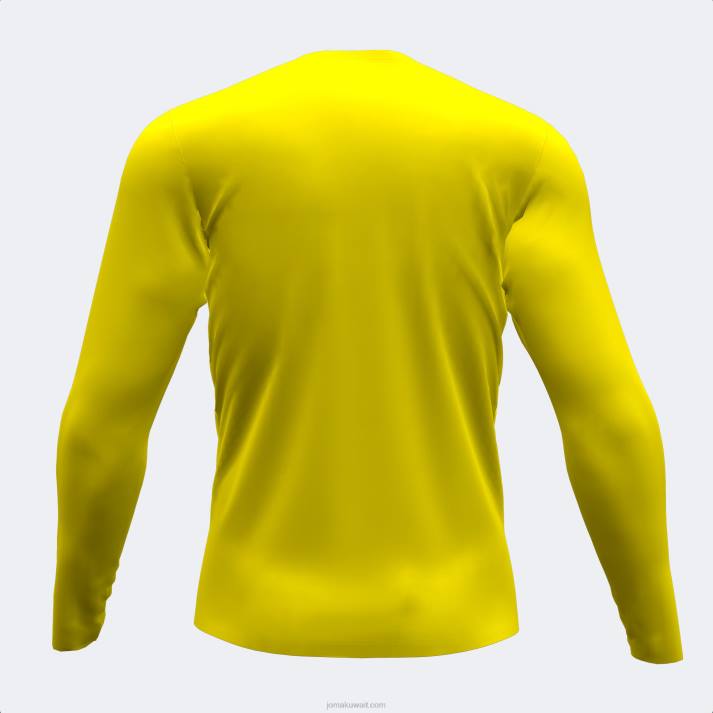 Joma 82P4R2451 أصفر قميص بأكمام طويلة من أكاديمية براما