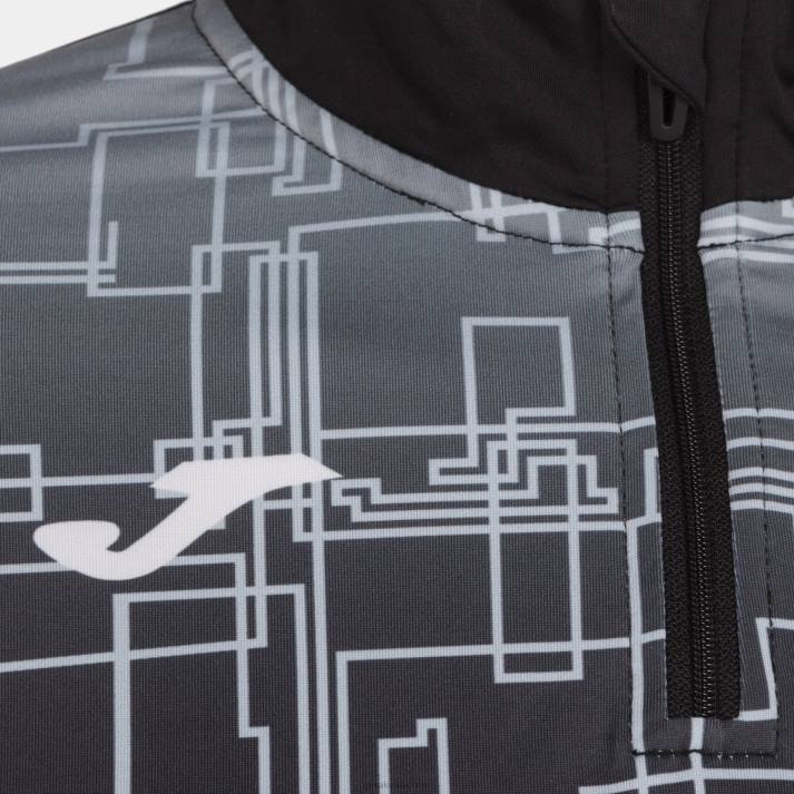 Joma 82P4R2466 أسود قميص من النوع الثقيل النخبة الثامن نحيف