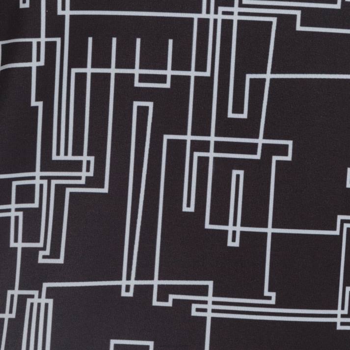 Joma 82P4R2466 أسود قميص من النوع الثقيل النخبة الثامن نحيف