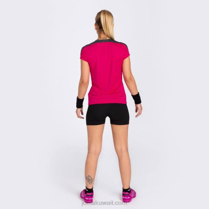 Joma 82P4R2481 أسود لباس ضيق قصير vela ii نحيف