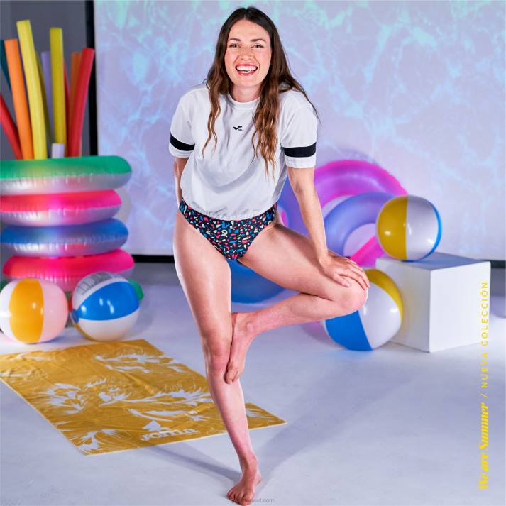 Joma 82P4R2485 أسود ملابس السباحة سانتا مونيكا نحيف