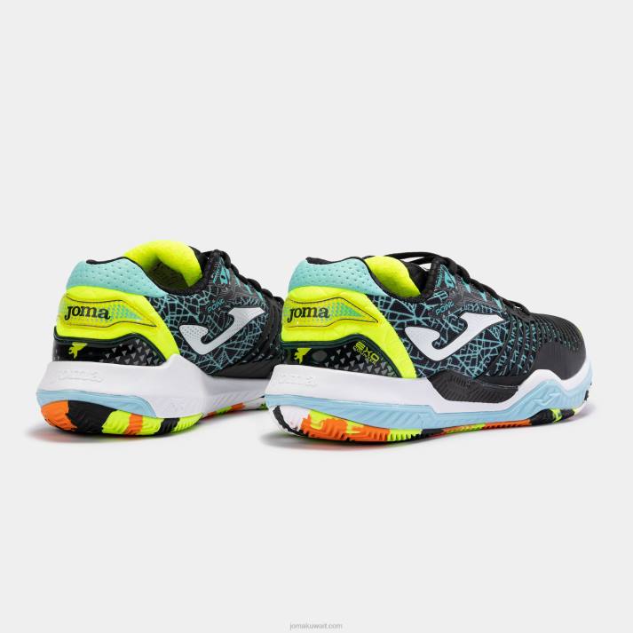 Joma 82P4R2491 أسود مكس أخضر نقطة الأحذية 22 طين