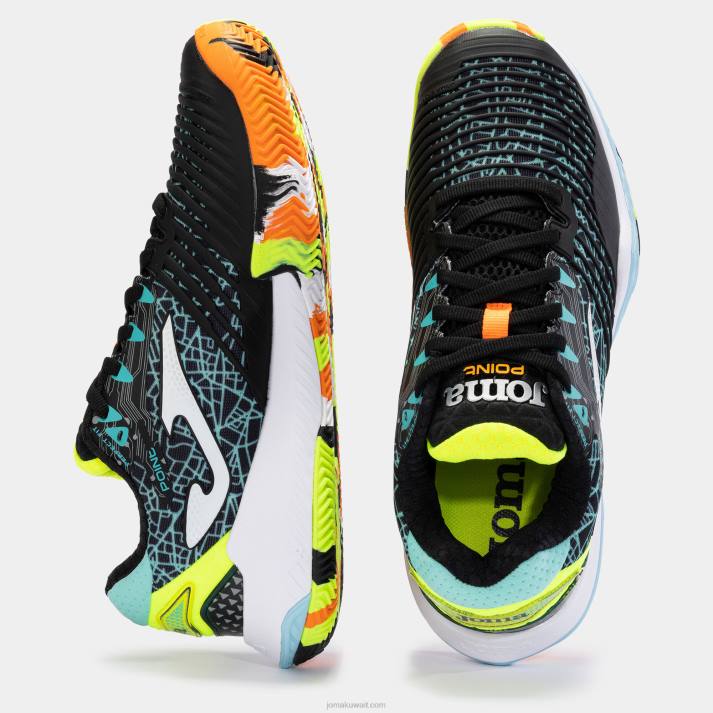 Joma 82P4R2491 أسود مكس أخضر نقطة الأحذية 22 طين