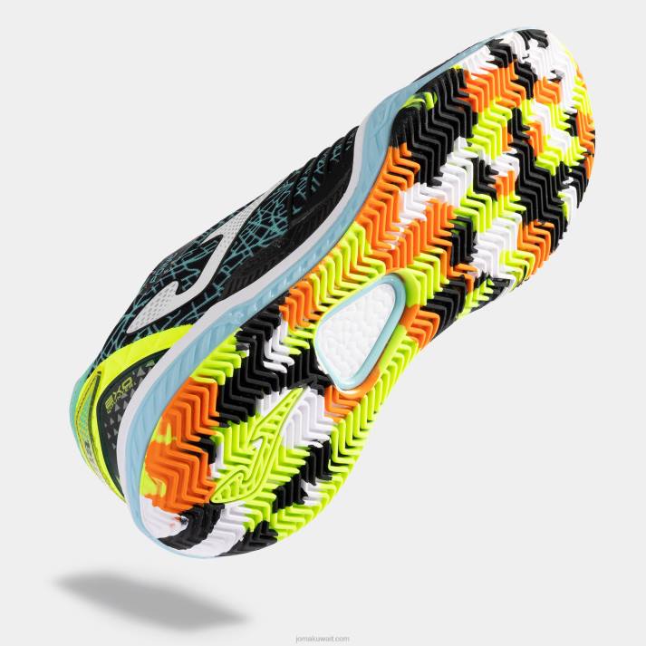 Joma 82P4R2491 أسود مكس أخضر نقطة الأحذية 22 طين