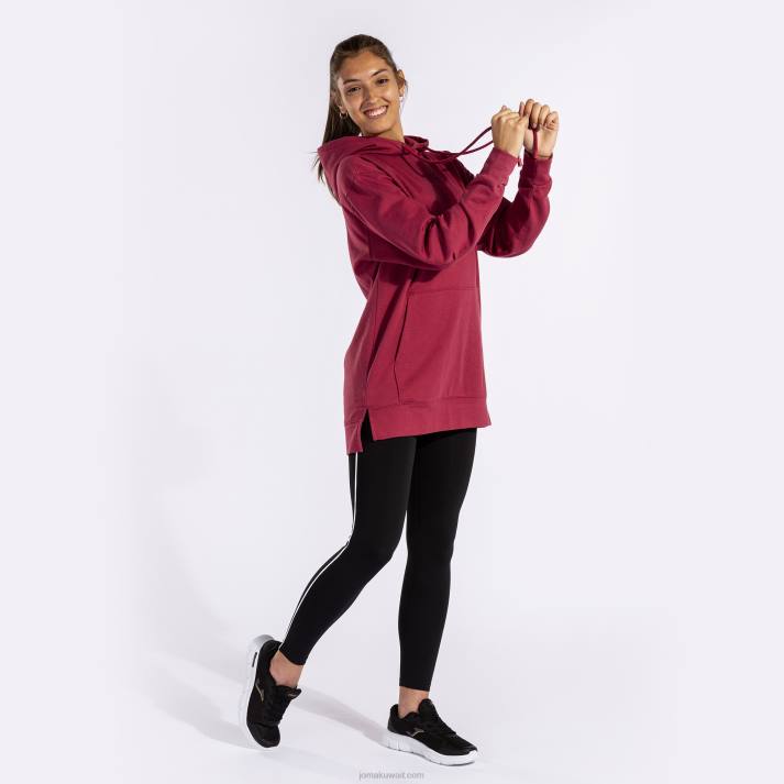 Joma 82P4R2498 لون القرنفل دافني سترة مقنعين نحيف