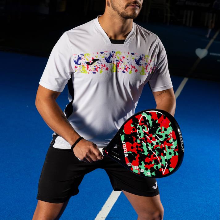 Joma 82P4R2500 الفوشيه الأسود تحدي مضرب باديل