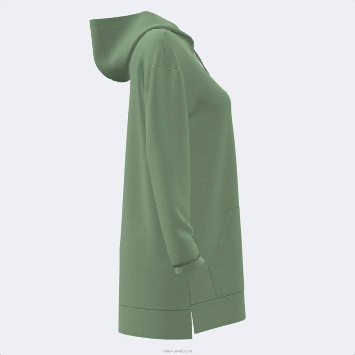 Joma 82P4R2506 الكاكي دافني سترة مقنعين نحيف