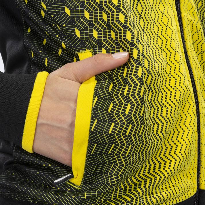 Joma 82P4R2518 أصفر مسود سوبرنوفا سترة مقنعين نحيف