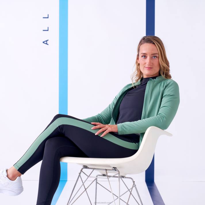 Joma 82P4R2538 الكاكي سترة دافني نحيف