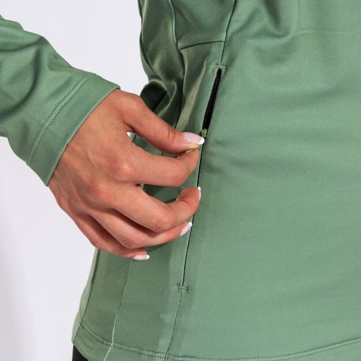 Joma 82P4R2538 الكاكي سترة دافني نحيف