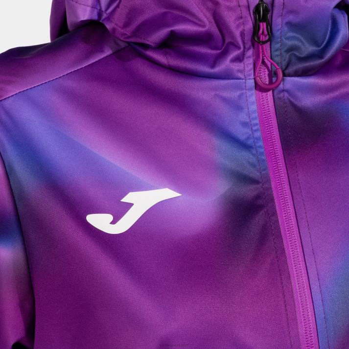 Joma 82P4R2539 أرجواني سترة المطر r- درب الطبيعة نحيف