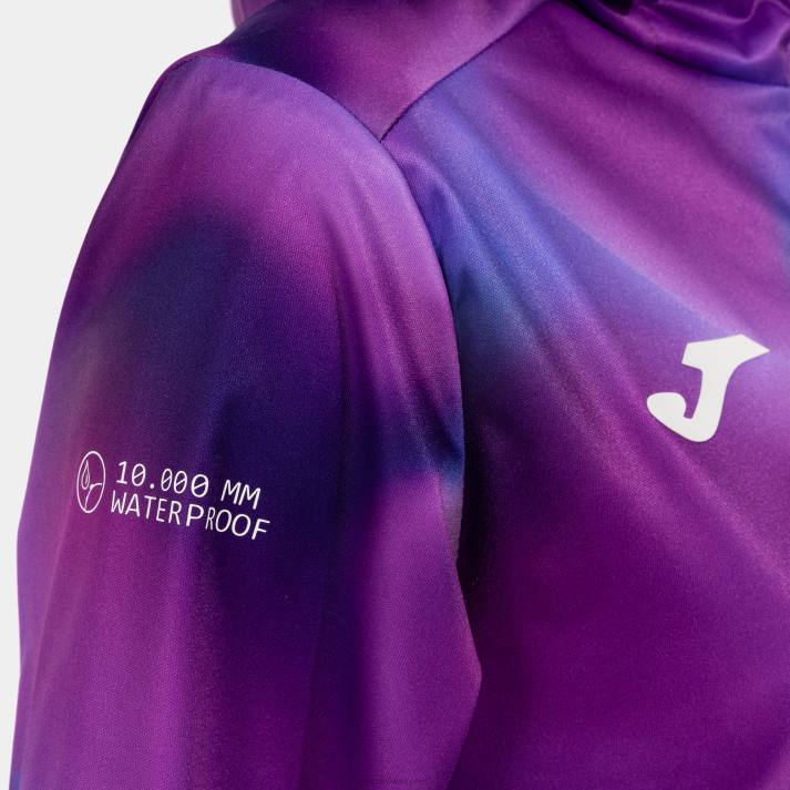 Joma 82P4R2539 أرجواني سترة المطر r- درب الطبيعة نحيف