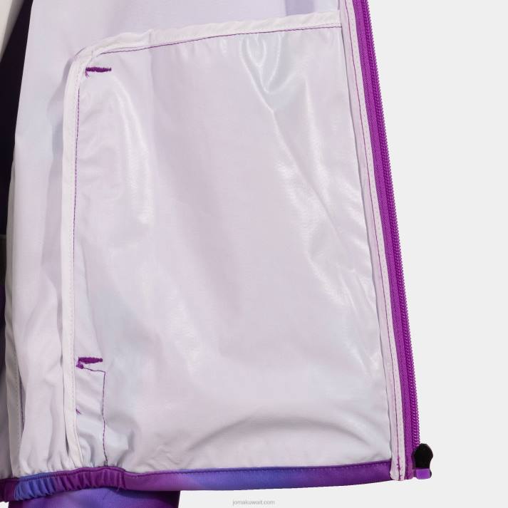 Joma 82P4R2539 أرجواني سترة المطر r- درب الطبيعة نحيف