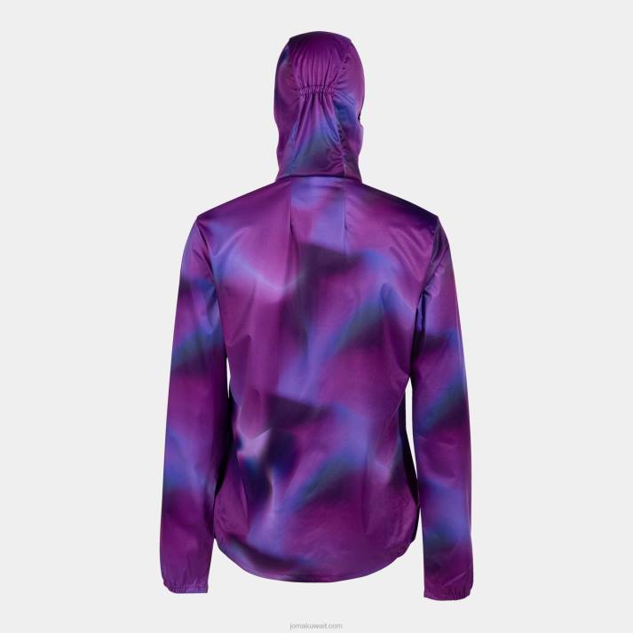 Joma 82P4R2539 أرجواني سترة المطر r- درب الطبيعة نحيف