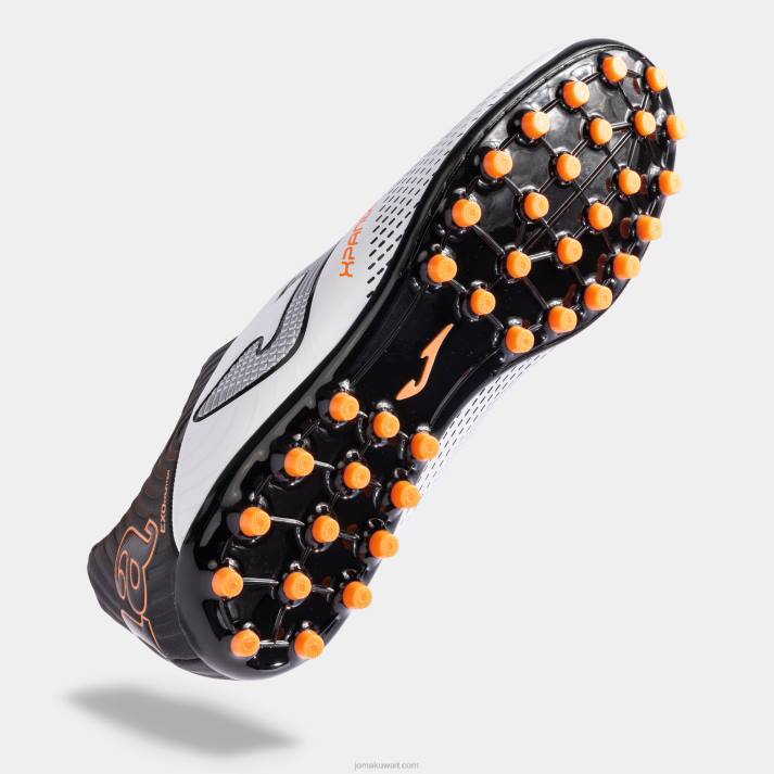 Joma 82P4R2540 أبيض أسود حذاء كرة القدم xpander 23 عشب صناعي
