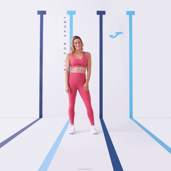 Joma 82P4R2541 لون القرنفل دافني حمالة الصدر الرياضية نحيف