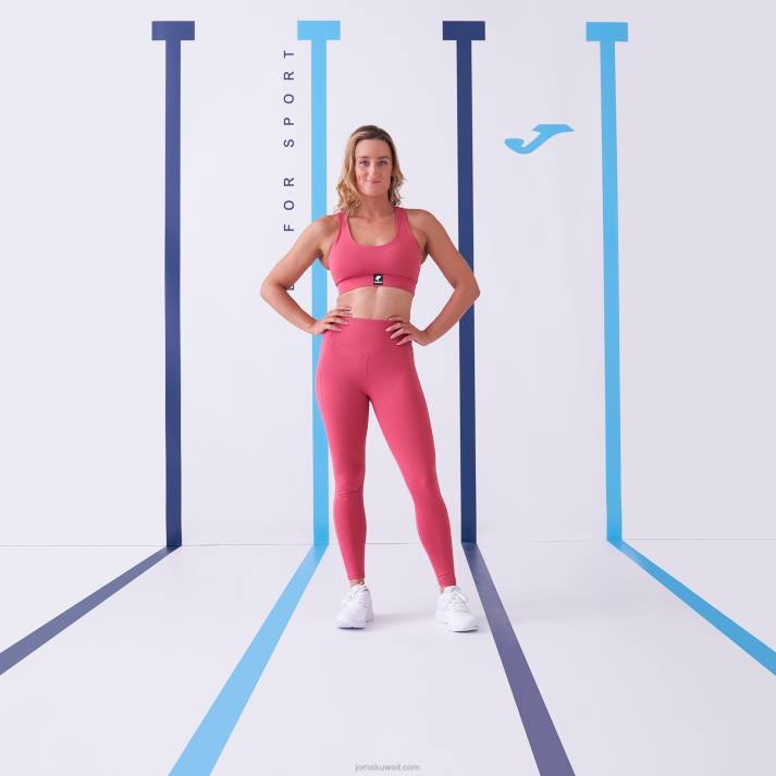 Joma 82P4R2542 لون القرنفل لباس ضيق طويل دافني نحيف