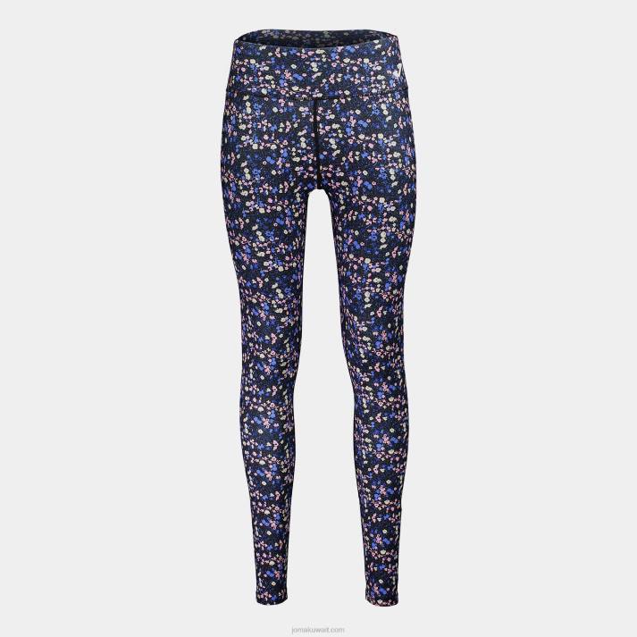 Joma 82P4R2548 أسود وردي أزرق لباس ضيق طويل دافني نحيف