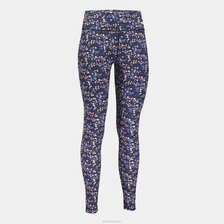 Joma 82P4R2548 أسود وردي أزرق لباس ضيق طويل دافني نحيف