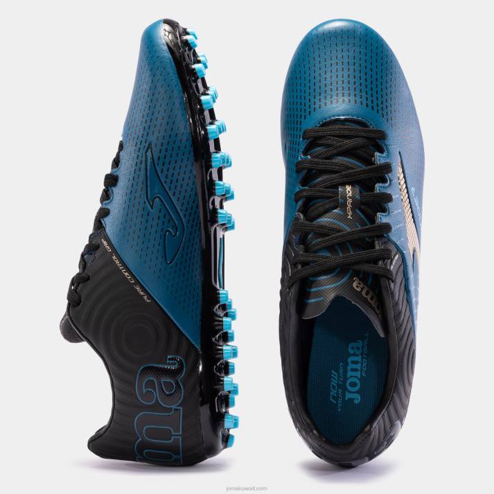 Joma 82P4R2549 البترول الأسود حذاء كرة القدم xpander 23 عشب صناعي