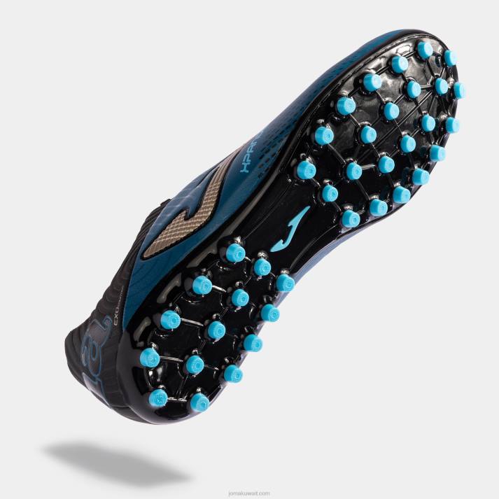 Joma 82P4R2549 البترول الأسود حذاء كرة القدم xpander 23 عشب صناعي